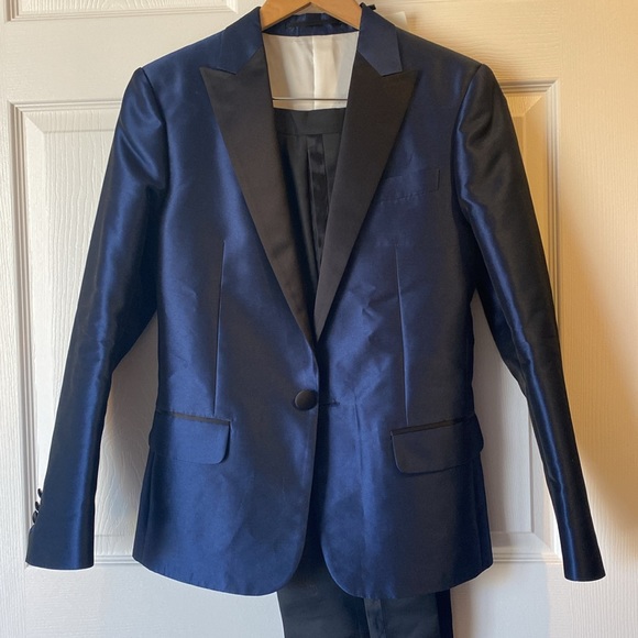 DSQUARED2 London Navy Tuxedo Set - Picture 3 of 6